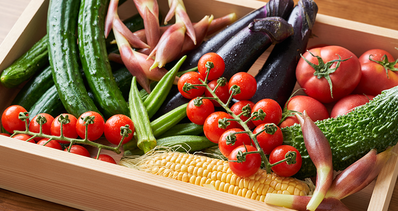 地元野菜へのこだわり